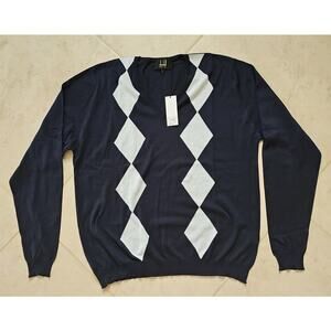 Dunhill Womens Sweater Size L %100 Cotton Made In Italy